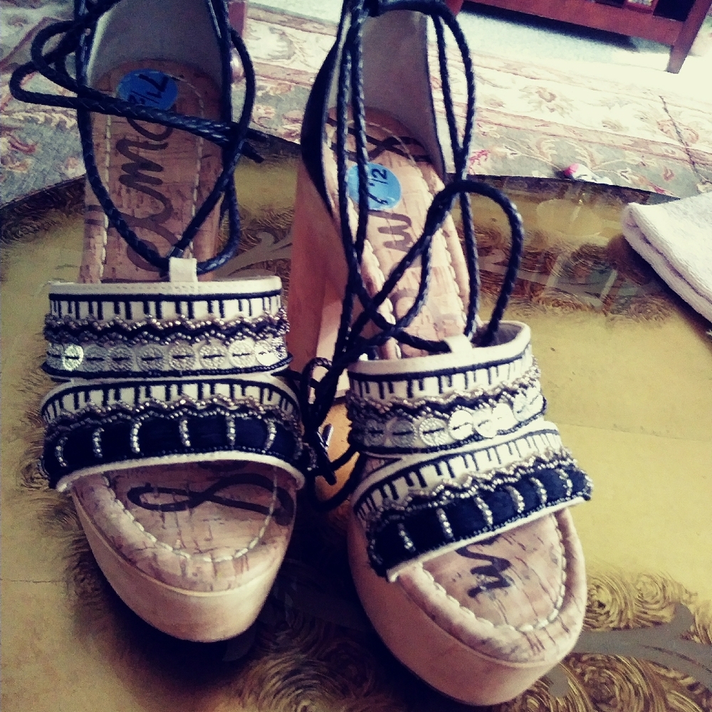 Sam Edelman Platform Sandals - Picture 3 of 5